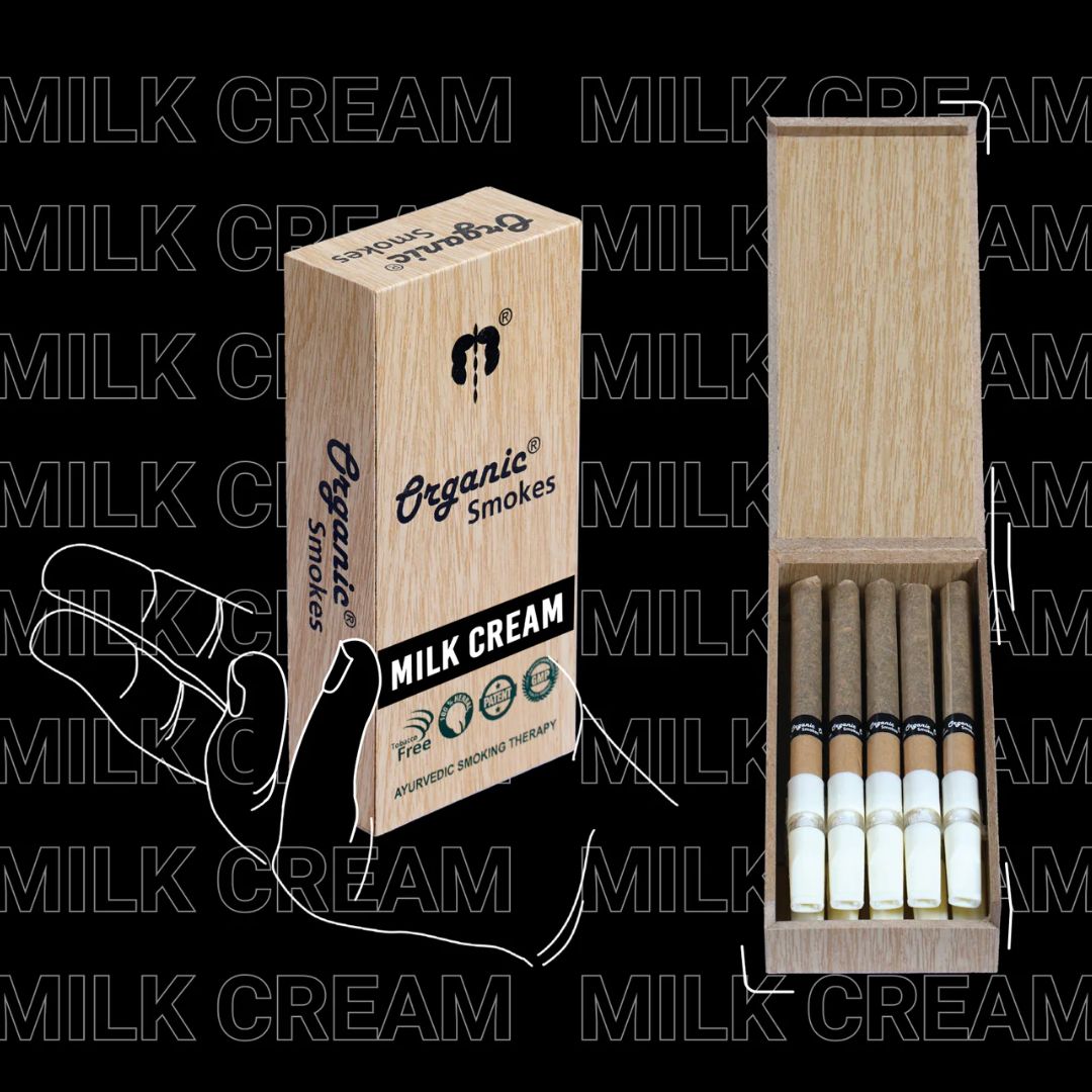 Organic Smokes Cigarillos - Milk Cream