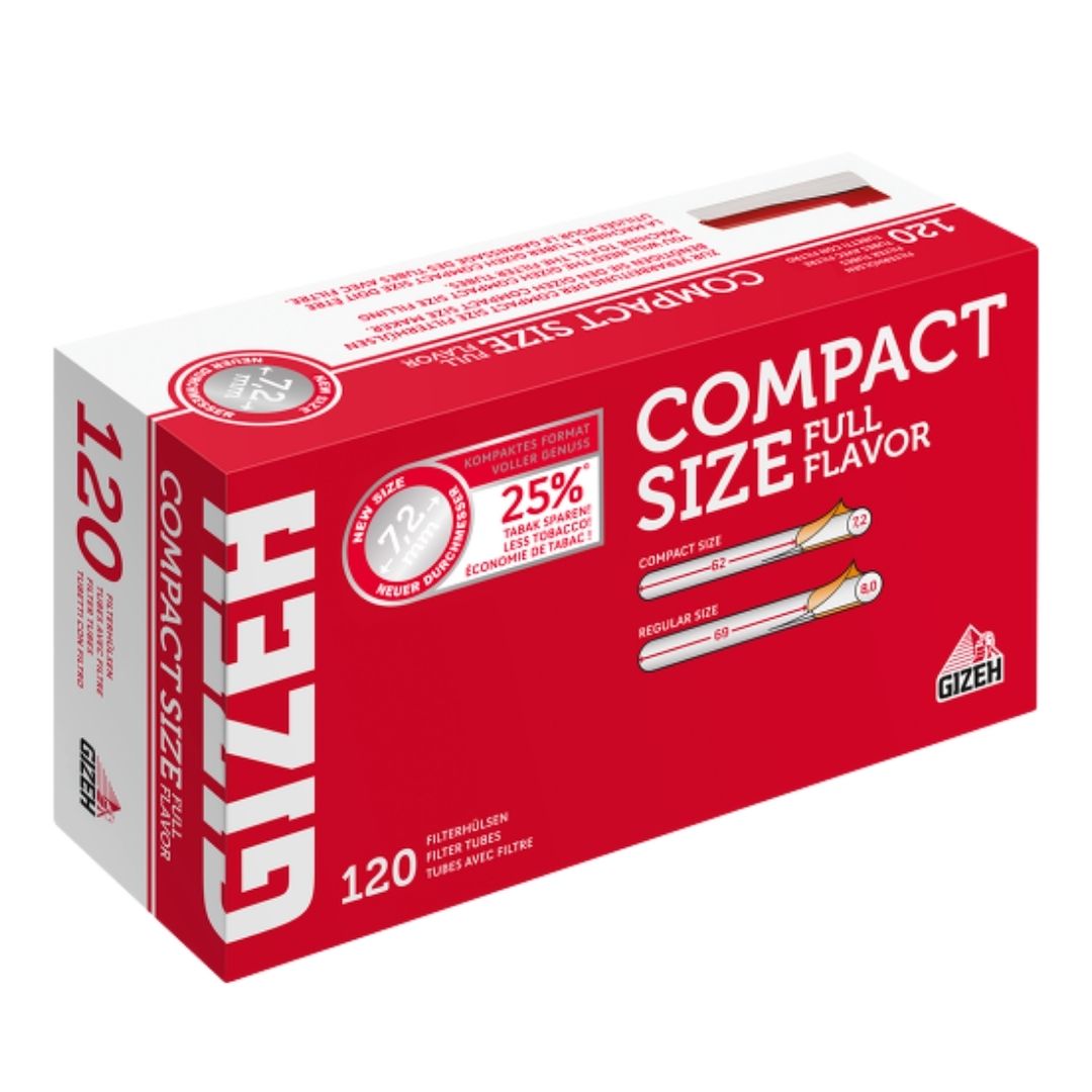 gizeh compact size full flavour cigarette tubes jonnybaba