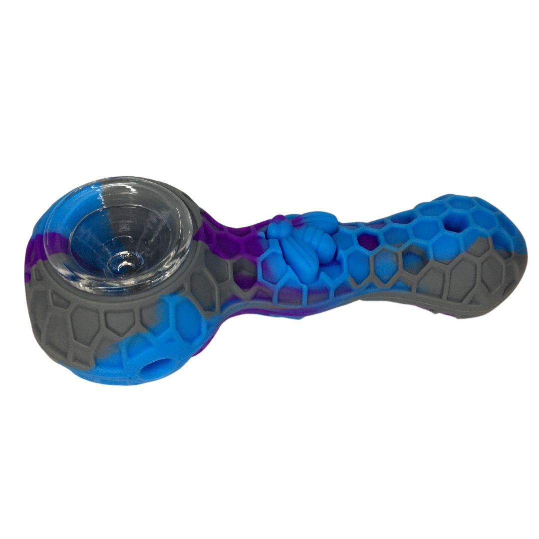 Honeycomb Silicone Pipe/Dab rig 