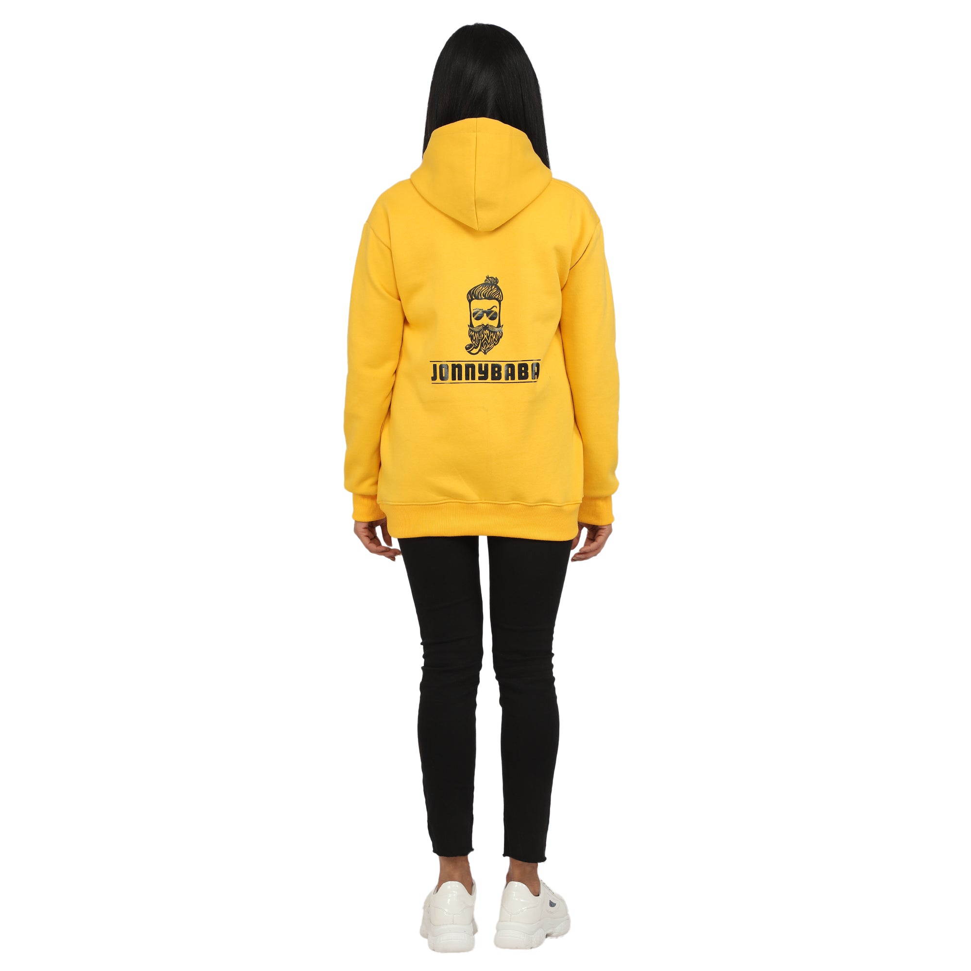 Jonnybaba Yellow Sweatshirt Hoodie