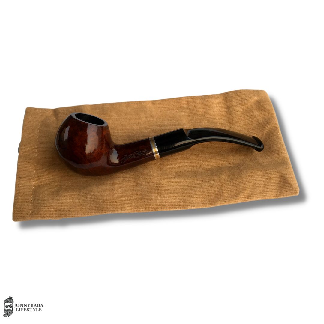 jean claude vintage smoking  pipe classic brown