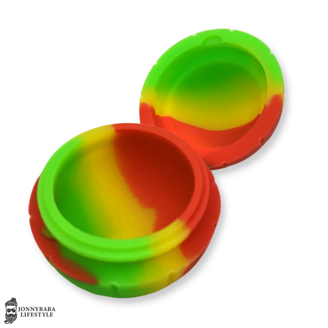 Rasta ball silicone wax storage Container now available on jonnybaba lifestyle 