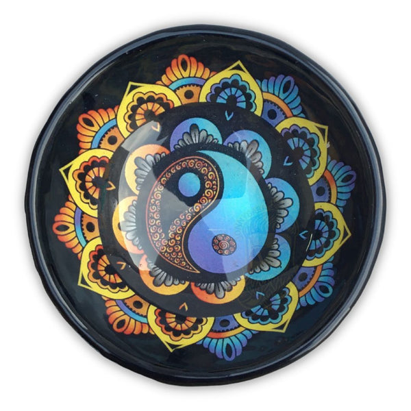 Yin and Yang kaleidoscopic Mixing Bowl