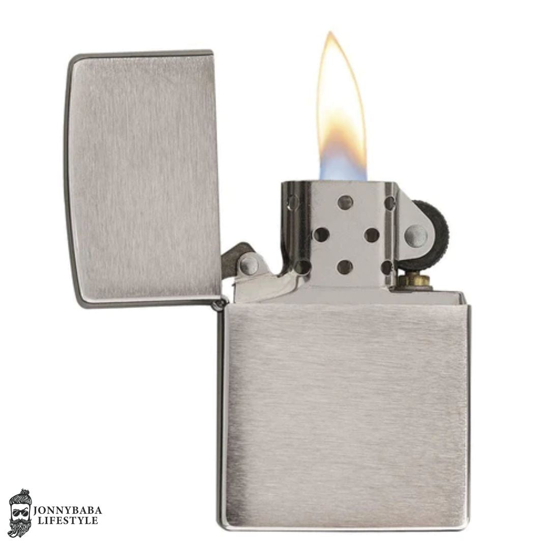 Blank Clipper Metal Lighter Case Customizable Reusable Lighter Cover for  Clipper lighters - Single case (Silver)