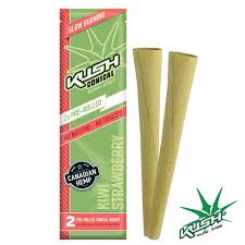 Kush conical Pre rolled Herbal Wraps kiwi Strawberry Online in India On Jonnybaba Lifestyle 