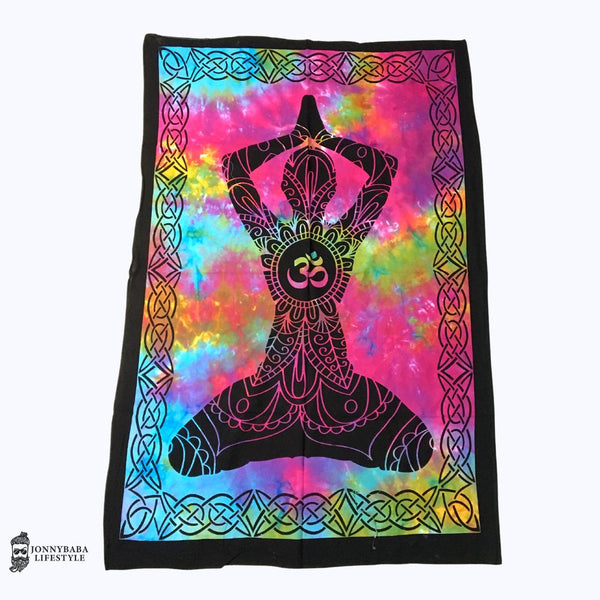 Yoga wall hanging tapestry now available on jonnybaba lifestyle