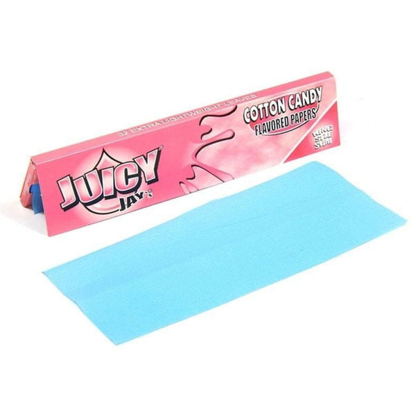 juicy jay cotton candy flavoured rolling paper