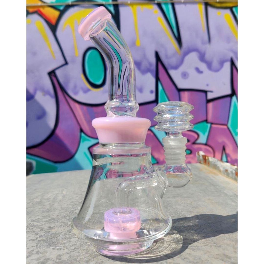 Matrix percolator 8 inch glass bong Pink now available on jonnybaba Lifestyle