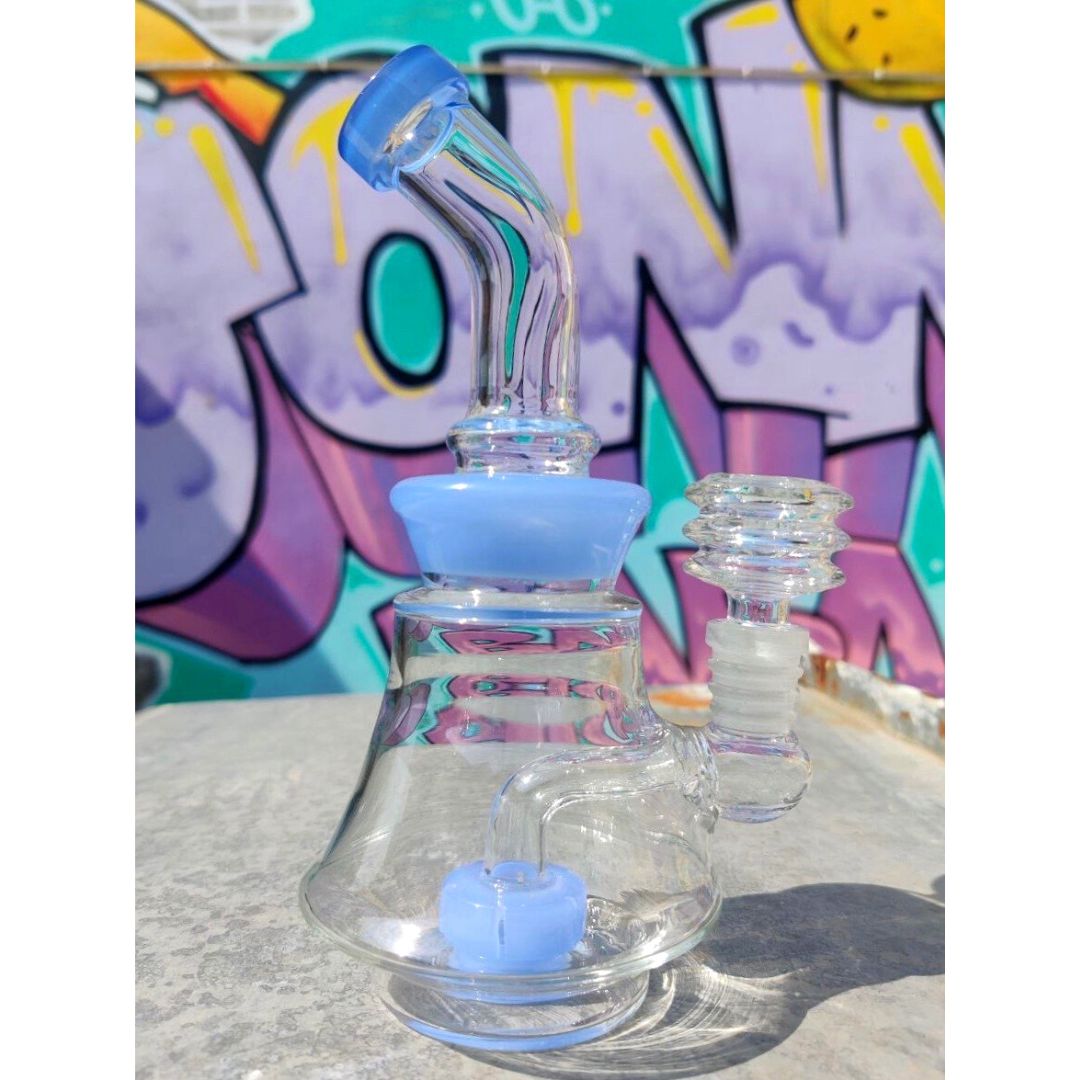 Matrix percolator 8 inch glass bong blue now available on jonnybaba Lifestyle