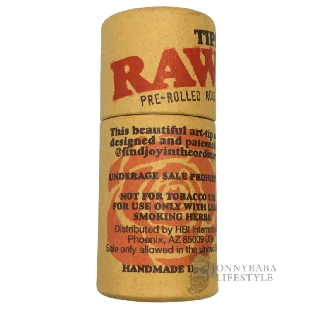 Raw rose tip pre-rolled available on jonnybaba lifestyle