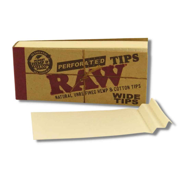 Raw Wide tips perforated